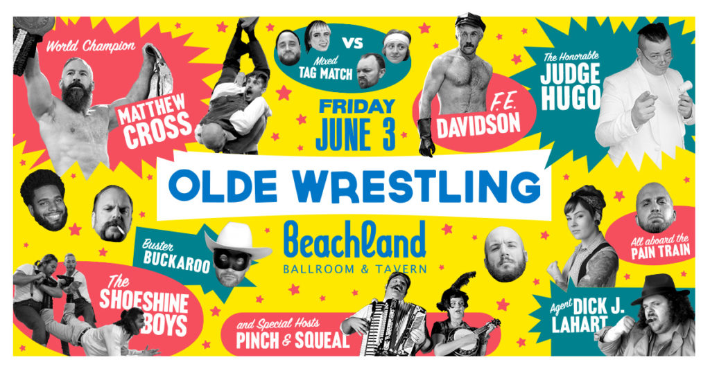 Olde Wrestling in Cleveland on June 3rd
